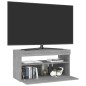 vidaXL TV-Schrank mit LED-Leuchten Grau Sonoma 75x35x40 cm vidaXL TV-Schrank mit LED-Leuchten Grau Sonoma 75x35x40 cm