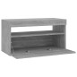 vidaXL TV-Schrank mit LED-Leuchten Grau Sonoma 75x35x40 cm vidaXL TV-Schrank mit LED-Leuchten Grau Sonoma 75x35x40 cm