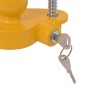 vidaXL Anhängerschloss 2 Schlüssel Stahl und Aluminiumlegierung Gelb vidaXL Anhängerschloss 2 Schlüssel Stahl und Aluminiumlegierung Gelb