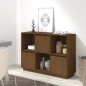 vidaXL Sideboard Honigbraun 110,5x35x80 cm Massivholz Kiefer vidaXL Sideboard Honigbraun 110,5x35x80 cm Massivholz Kiefer