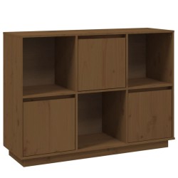 vidaXL Sideboard Honigbraun 110,5x35x80 cm Massivholz Kiefer