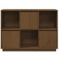 vidaXL Sideboard Honigbraun 110,5x35x80 cm Massivholz Kiefer vidaXL Sideboard Honigbraun 110,5x35x80 cm Massivholz Kiefer