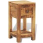vidaXL Nachttisch mit 1 Schublade Massivholz Mango vidaXL Nachttisch mit 1 Schublade Massivholz Mango