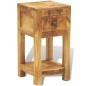 vidaXL Nachttisch mit 1 Schublade Massivholz Mango vidaXL Nachttisch mit 1 Schublade Massivholz Mango