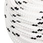 vidaXL Bootsseil Geflochten Weiß 18 mmx25 m Polyester vidaXL Bootsseil Geflochten Weiß 18 mmx25 m Polyester