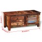 vidaXL TV-/Hi-Fi Schrank Altholz Massivholz vidaXL TV-/Hi-Fi Schrank Altholz Massivholz