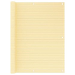 vidaXL Balkon-Sichtschutz Beige 120x300 cm HDPE 