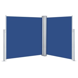 vidaXL Seitenmarkise Ausziehbar Blau 160x600 cm