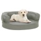 vidaXL Hundematratze Ergonomisch 60x42 cm Leinenoptik Grau vidaXL Hundematratze Ergonomisch 60x42 cm Leinenoptik Grau