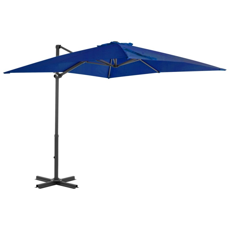 vidaXL Ampelschirm mit Aluminium-Mast Azurblau 250x250 cm vidaXL Ampelschirm mit Aluminium-Mast Azurblau 250x250 cm