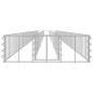 vidaXL Gabionen-Hochbeet Verzinkter Stahl 450x30x10 cm vidaXL Gabionen-Hochbeet Verzinkter Stahl 450x30x10 cm