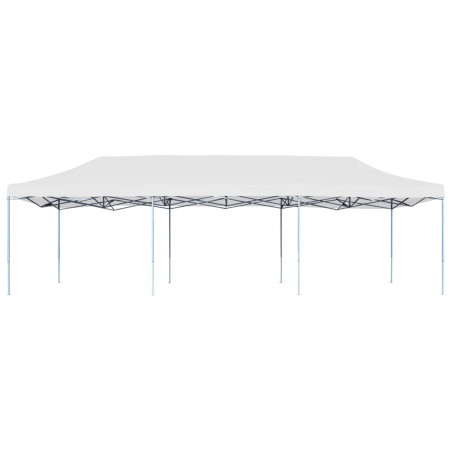 vidaXL Pop-Up Partyzelt Faltbar 3 x 9 m Weiß