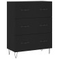 vidaXL Sideboard Schwarz 69,5x34x90 cm Holzwerkstoff vidaXL Sideboard Schwarz 69,5x34x90 cm Holzwerkstoff