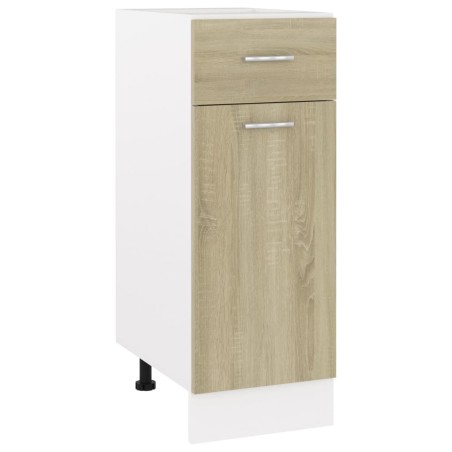 vidaXL Schubunterschrank Sonoma-Eiche 30x46x81,5 cm Holzwerkstoff