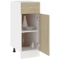 vidaXL Schubunterschrank Sonoma-Eiche 30x46x81,5 cm Holzwerkstoff vidaXL Schubunterschrank Sonoma-Eiche 30x46x81,5 cm Holzwerkstoff