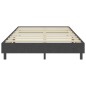 Boxspring-Bettgestell Grau Stoff 120x200 cm Boxspring-Bettgestell Grau Stoff 120x200 cm
