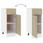 vidaXL Schubunterschrank Sonoma-Eiche 30x46x81,5 cm Holzwerkstoff vidaXL Schubunterschrank Sonoma-Eiche 30x46x81,5 cm Holzwerkstoff