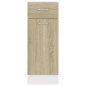 vidaXL Schubunterschrank Sonoma-Eiche 30x46x81,5 cm Holzwerkstoff vidaXL Schubunterschrank Sonoma-Eiche 30x46x81,5 cm Holzwerkstoff