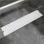 vidaXL Gerade Duschrinne Blasen 530x140 mm Edelstahl vidaXL Gerade Duschrinne Blasen 530x140 mm Edelstahl