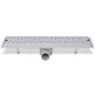 vidaXL Gerade Duschrinne Blasen 530x140 mm Edelstahl vidaXL Gerade Duschrinne Blasen 530x140 mm Edelstahl