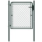 vidaXL Gartentor Stahl 100 x 75 cm Grün vidaXL Gartentor Stahl 100 x 75 cm Grün