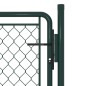 vidaXL Gartentor Stahl 100 x 75 cm Grün vidaXL Gartentor Stahl 100 x 75 cm Grün
