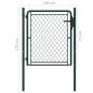 vidaXL Gartentor Stahl 100 x 75 cm Grün vidaXL Gartentor Stahl 100 x 75 cm Grün