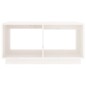 vidaXL Couchtisch Weiß 80x50x40 cm Massivholz Kiefer vidaXL Couchtisch Weiß 80x50x40 cm Massivholz Kiefer