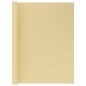 vidaXL Balkon-Sichtschutz Beige 120x400 cm HDPE vidaXL Balkon-Sichtschutz Beige 120x400 cm HDPE