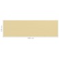 vidaXL Balkon-Sichtschutz Beige 120x400 cm HDPE vidaXL Balkon-Sichtschutz Beige 120x400 cm HDPE