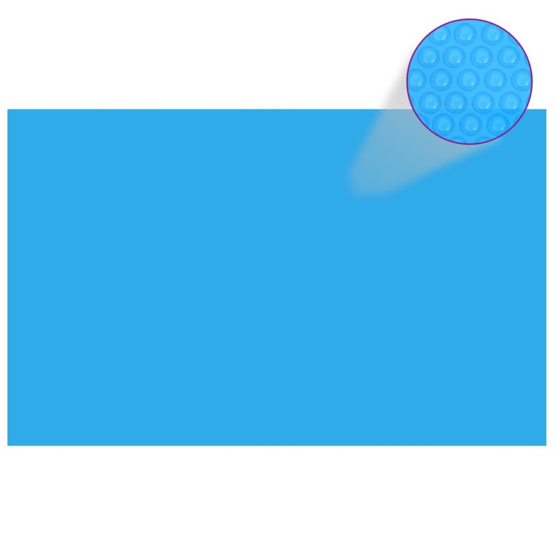 vidaXL Rechteckige Poolabdeckung 800x500 cm PE Blau vidaXL Rechteckige Poolabdeckung 800x500 cm PE Blau