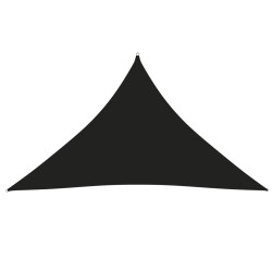 vidaXL Sonnensegel Oxford-Gewebe Dreieckig 4x4x5,8 m Schwarz