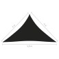 vidaXL Sonnensegel Oxford-Gewebe Dreieckig 4x4x5,8 m Schwarz vidaXL Sonnensegel Oxford-Gewebe Dreieckig 4x4x5,8 m Schwarz
