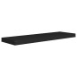 vidaXL Schweberegale 4 Stk. Schwarz 80x23,5x3,8 cm MDF vidaXL Schweberegale 4 Stk. Schwarz 80x23,5x3,8 cm MDF