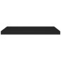 vidaXL Schweberegale 4 Stk. Schwarz 80x23,5x3,8 cm MDF vidaXL Schweberegale 4 Stk. Schwarz 80x23,5x3,8 cm MDF