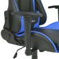 Bürostuhl Gaming-Stuhl Neigbar Kunstleder Blau