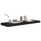 vidaXL Schweberegale 4 Stk. Schwarz 80x23,5x3,8 cm MDF vidaXL Schweberegale 4 Stk. Schwarz 80x23,5x3,8 cm MDF