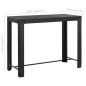 vidaXL Garten-Bartisch Schwarz 140,5x60,5x110,5 cm Poly Rattan vidaXL Garten-Bartisch Schwarz 140,5x60,5x110,5 cm Poly Rattan