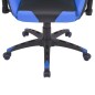 Bürostuhl Gaming-Stuhl Neigbar Kunstleder Blau