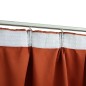 vidaXL Verdunkelungsvorhänge mit Haken 2 Stk. Rostbraun 140x225 cm vidaXL Verdunkelungsvorhänge mit Haken 2 Stk. Rostbraun 140x225 cm