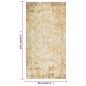 vidaXL Outdoor-Teppich Flachgewebe 80x150 cm Gelb vidaXL Outdoor-Teppich Flachgewebe 80x150 cm Gelb