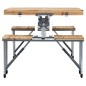 vidaXL Klappbarer Campingtisch mit 4 Sitzen Stahl Aluminium