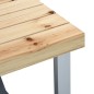 vidaXL Klappbarer Campingtisch mit 4 Sitzen Stahl Aluminium