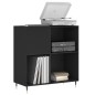 vidaXL Plattenschrank Schwarz 84,5x38x89 cm Holzwerkstoff vidaXL Plattenschrank Schwarz 84,5x38x89 cm Holzwerkstoff