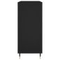 vidaXL Plattenschrank Schwarz 84,5x38x89 cm Holzwerkstoff vidaXL Plattenschrank Schwarz 84,5x38x89 cm Holzwerkstoff