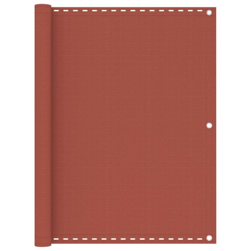 vidaXL Balkon-Sichtschutz Terracotta-Rot 120x600 cm HDPE vidaXL Balkon-Sichtschutz Terracotta-Rot 120x600 cm HDPE