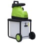 vidaXL Elektrischer Gartenhäcksler mit Auffangbox 2800 W vidaXL Elektrischer Gartenhäcksler mit Auffangbox 2800 W