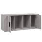 vidaXL TV-Schrank Grau Sonoma 100x35x40 cm Holzwerkstoff vidaXL TV-Schrank Grau Sonoma 100x35x40 cm Holzwerkstoff