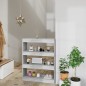 vidaXL Bücherregal/Raumteiler Grau Sonoma 80x30x103 cm Holzwerkstoff vidaXL Bücherregal/Raumteiler Grau Sonoma 80x30x103 cm Holzwerkstoff