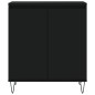 vidaXL Sideboard Schwarz 60x35x70 cm Holzwerkstoff vidaXL Sideboard Schwarz 60x35x70 cm Holzwerkstoff